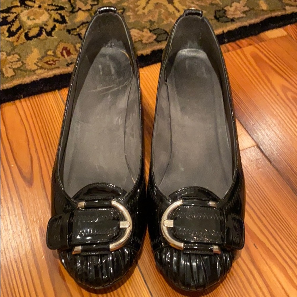 Stuart Weitzman Black Patent Pump